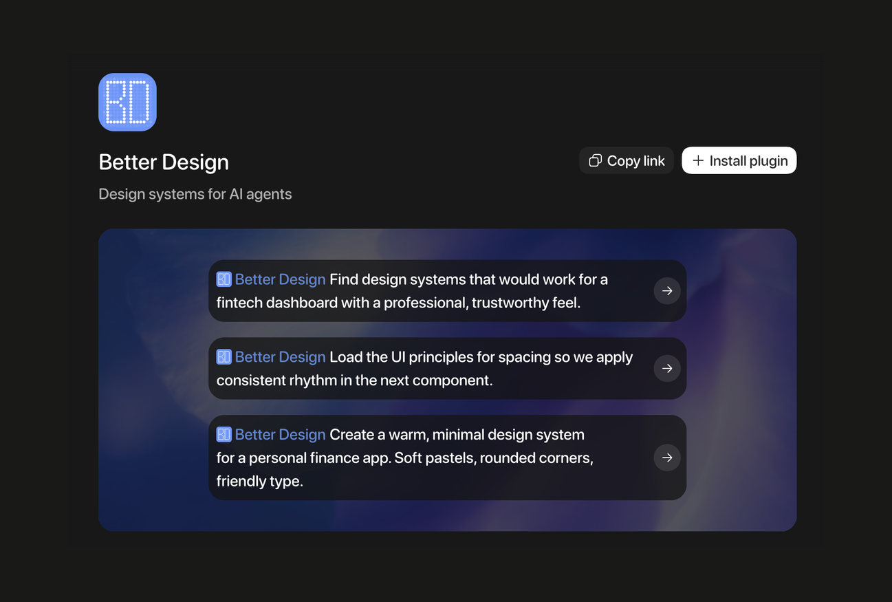 Step 1: Select Install plugin and sign in